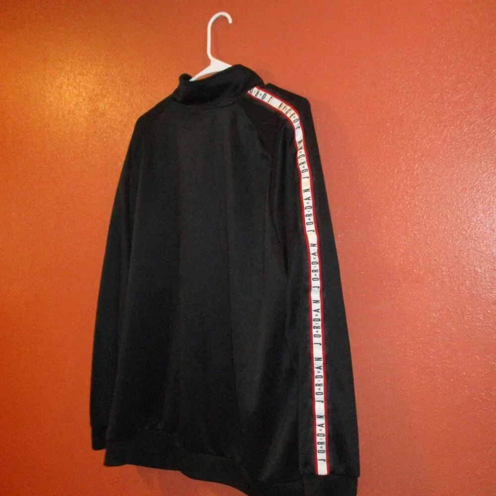 Jordan Track Suit Y2K Men XX Large Black White Pocket Pants Jacket Track Suit